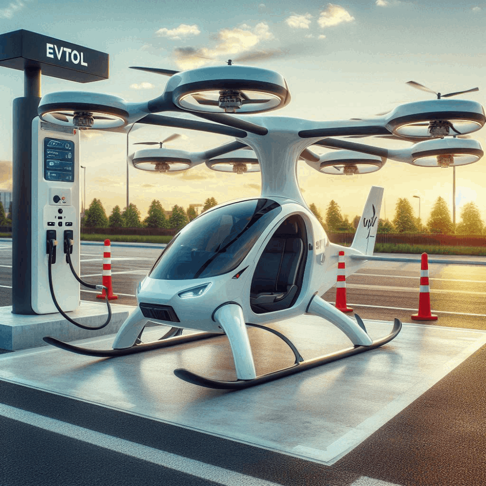 eVTOL charging network
